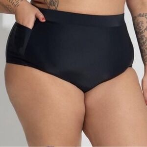 New! Torrid sz 3‎ Ultra High-Rise Swim Bathing Suit Bottom with Pockets 3X